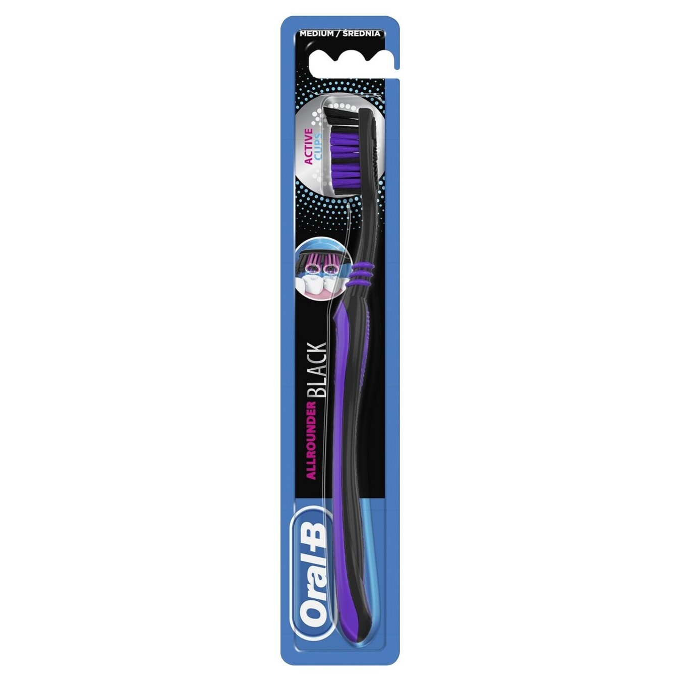 Oral-B Hambahari All Rounder Black,1tk