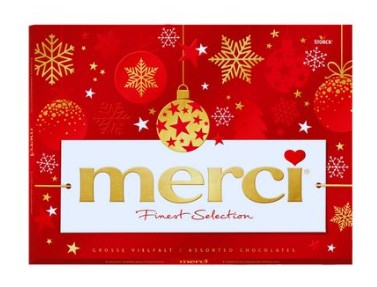 Merci Assorted Assortiišokolaad Jõulukujundusega 675g