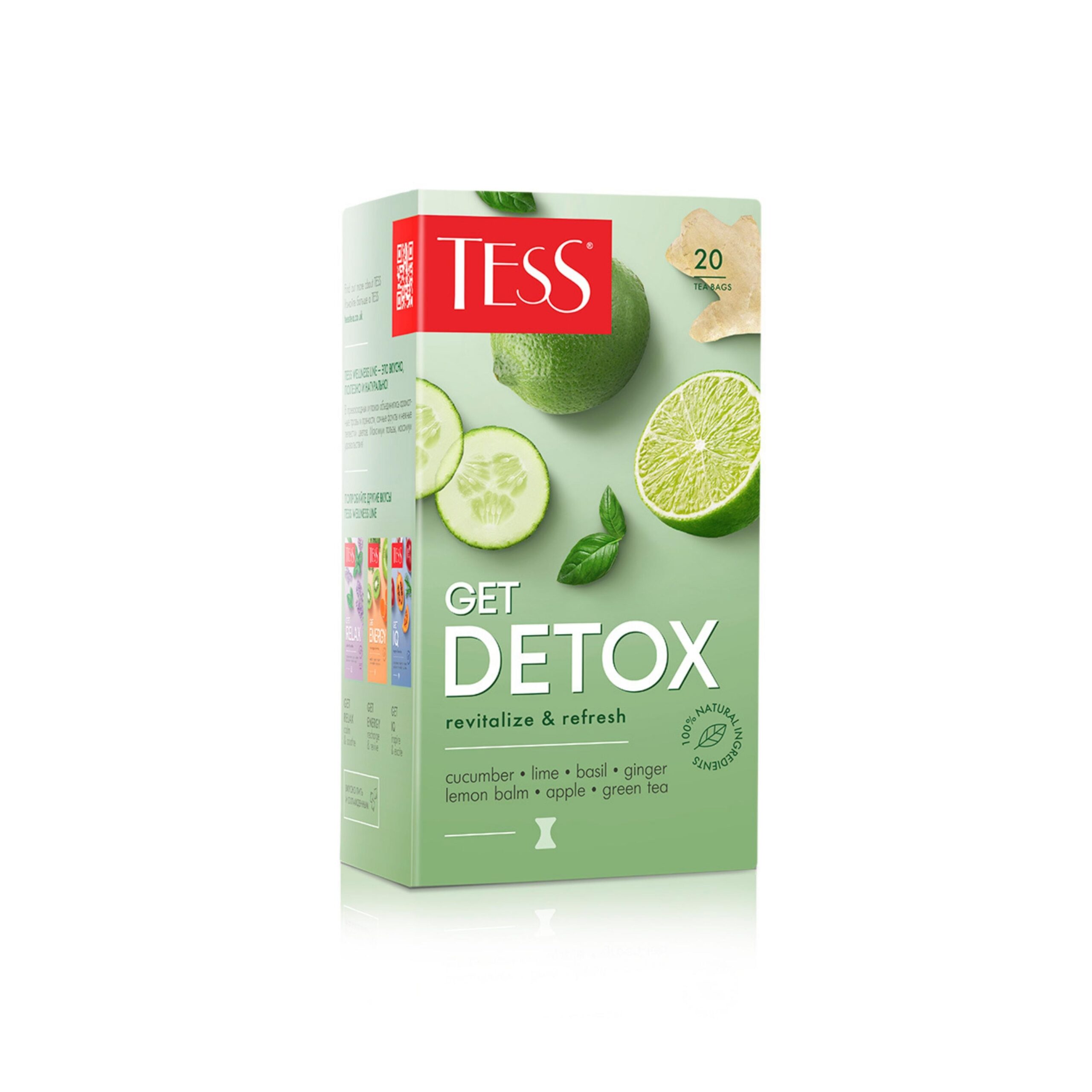 Tess Detox Roheline tee 1,5g*20tk