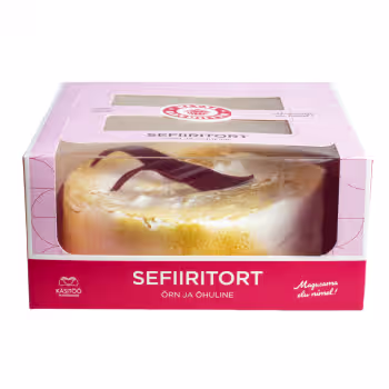 Sefiiritort jõhvikamoosiga