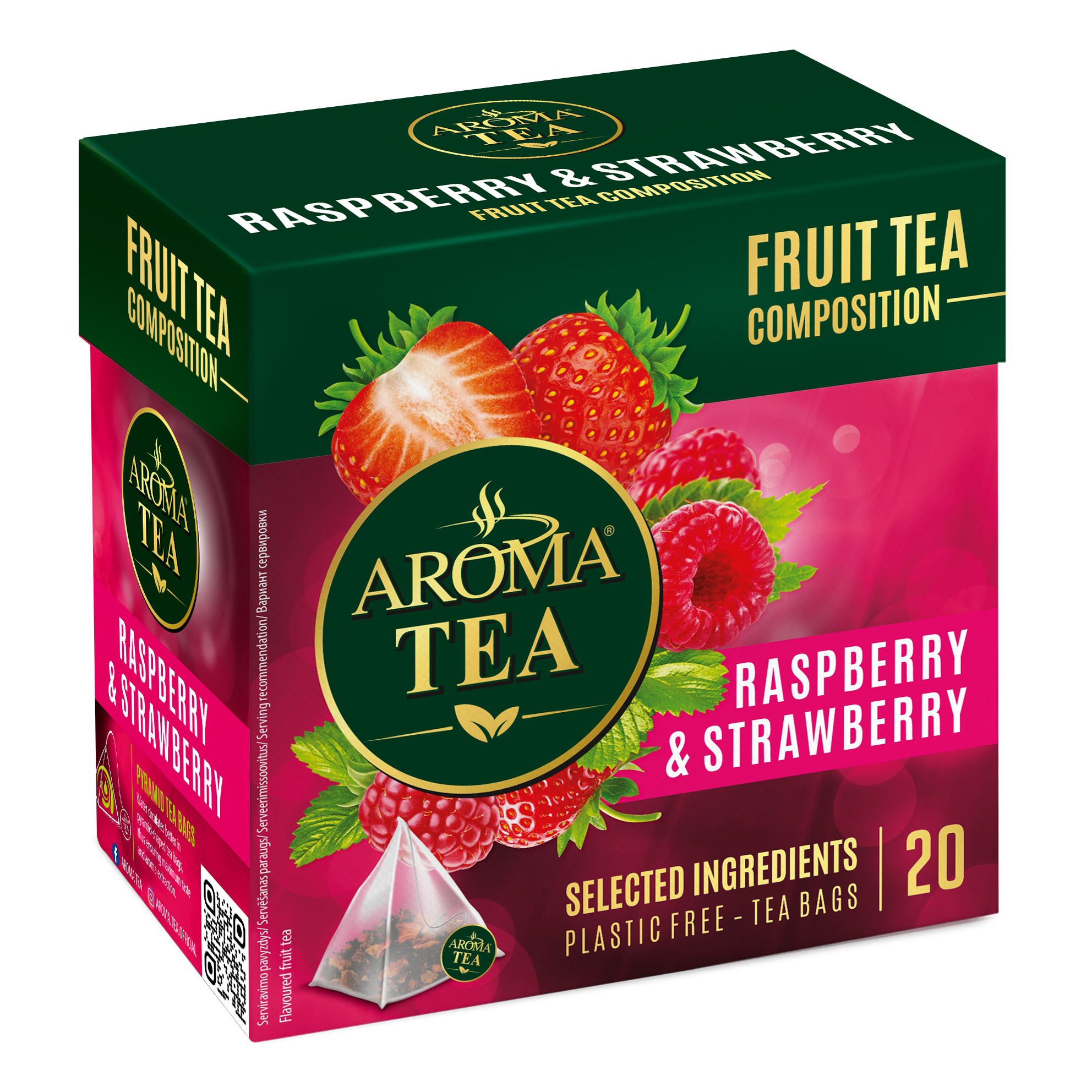 Aroma Tea Puuvilja Tee Metsamarja 20*2g