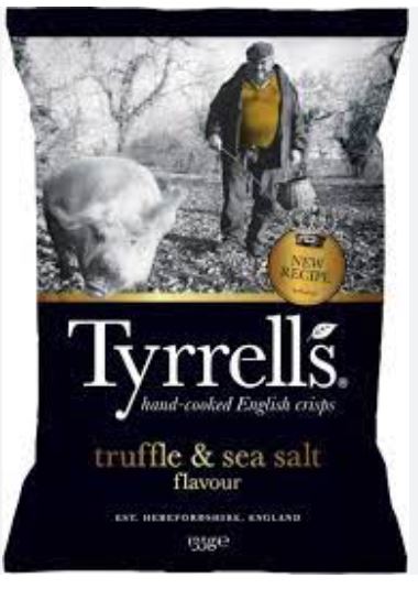 Tyrrell’s kartulikrõpsud trühvli ja meresoolaga 135g