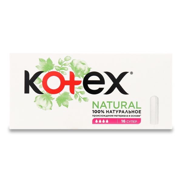 Kotex tampoon Natural Super 16tk