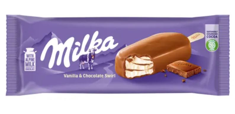 Milka Vanilli Pulgajäätis 90ml