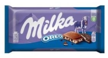 Milka Piimašokolaad Oreo Küpsisetükkidega 100g