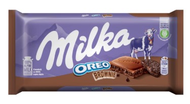 Milka Piimašokolaad Oreo Brownie 100g