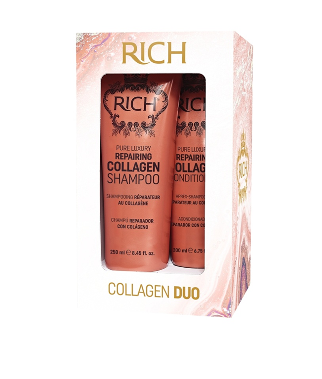 Šampoon+Palsam Collagen Duo 2023 PROMO, RICH, 250ml+250ml