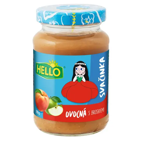 Hello Püree Õuna Virsiku 4 Elukuust 190g