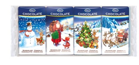Šokolaad Jõul 60g 4*15g